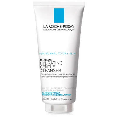 La Roche-Posay Toleriane, Hydrating Gentle Cleanser (Płyn do mycia twarzy do skóry normalnej i suchej wrażliwej)