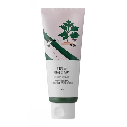 Round Lab Mugwort, Calming Cleanser (Nawilżająco-kojący żel do twarzy z ekstraktem z bylicy pospolitej)