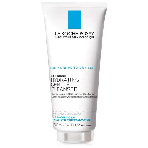La Roche-Posay Toleriane, Hydrating Gentle Cleanser (Płyn do mycia twarzy do skóry normalnej i suchej wrażliwej)