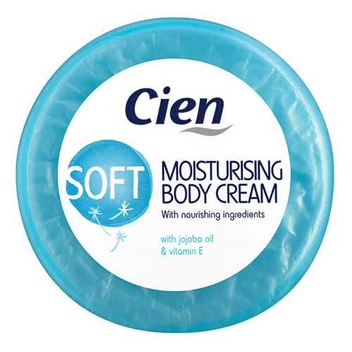 Cien Soft, Moisturizing Body Cream (Lekki krem nawilżający do twarzy i ciała z olejkiem z jojoba i witaminą E (stara wersja))