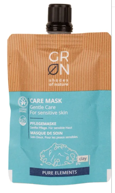 GRN - Shades of Nature (GRON) Pure Elements, Care Mask Gentle Care for Sensitive Skin (Maseczka pielęgnacyjna z glinką do cery wrażliwej)