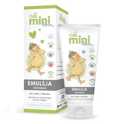Cutis Mini Derm Emulsja micelarna do mycia ciała i włosów