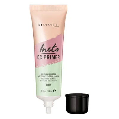 Rimmel Insta, CC Colour Correcting Primer Green (Baza pod podkład wyrównująca koloryt)