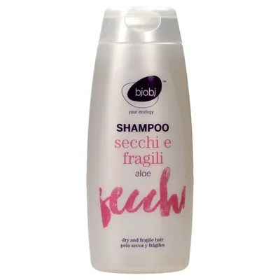 Bjobj Shampoo Capelli Secchi e Fragili Aloe (Szampon do włosów suchych i wrażliwych z aloesem)