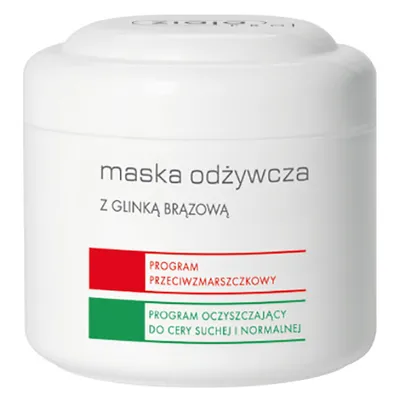 Ziaja Pro, Maska odżywcza z glinką brązową