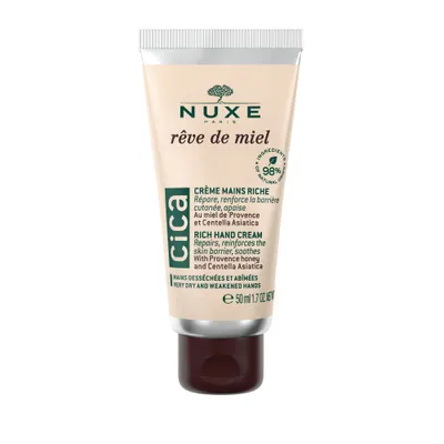 Nuxe Reve de Miel, Cica Rich Hand Cream (Naprawczy krem do rąk)
