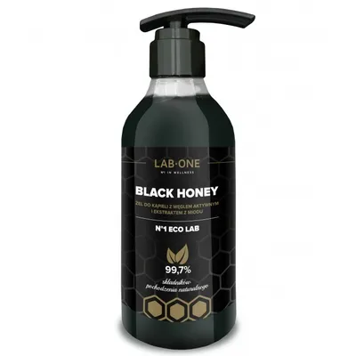 Lab One Black Honey, Żel do kąpieli z węglem aktywnym i ekstraktem z miodu