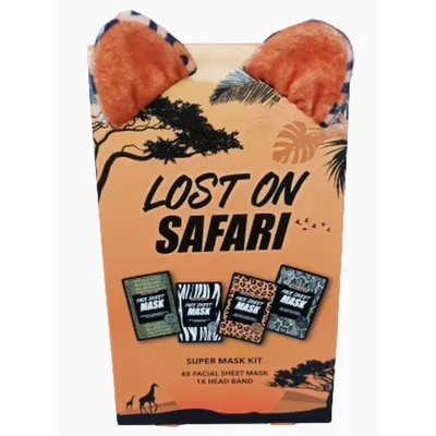 Maxbrands Lost On Safari Super Mask Kit (Zestaw maseczek do twarzy)