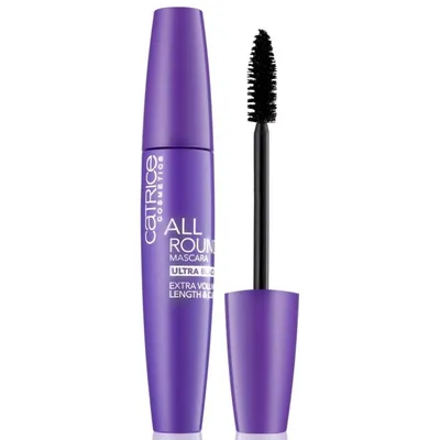Catrice Allround Mascara Extra Volume Length & Curl Ultra Black (Tusz do rzęs zwiększający objętość, wydłużający i podkręcający)
