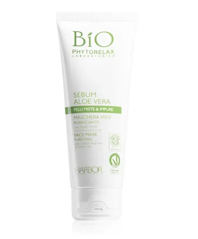Phytorelax Bio Sebum Aloe Vera Face Mask (Oczyszczająca maseczka do twarzy z aloesem)