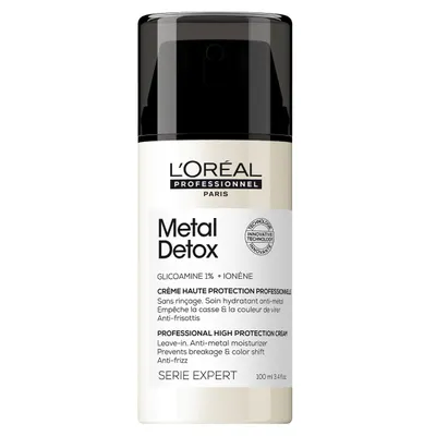 L'Oreal Professionnel Serie Expert, Metal Detox, High Protection Cream (Ochronny krem zapobiegający puszeniu się i łamliwości włosów)