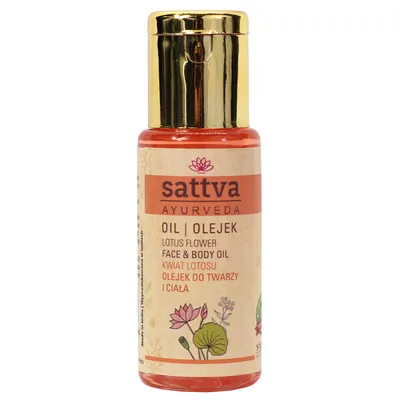 Sattva Ayurveda Lotus Flower Face & Body Oil (Olejek do twarzy i ciała `Kwiat lotosu`)