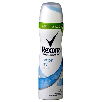 Rexona Compressed, Motionsense Cotton Dry, 48h Anti-transpirant Deodorant Spray (Antyperspirant damski w sprayu)
