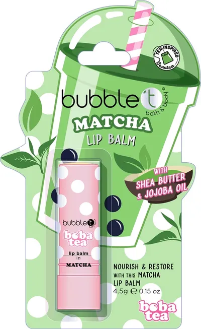 Bubble T Cosmetics Matcha Lip Balm (Balsam do ust)