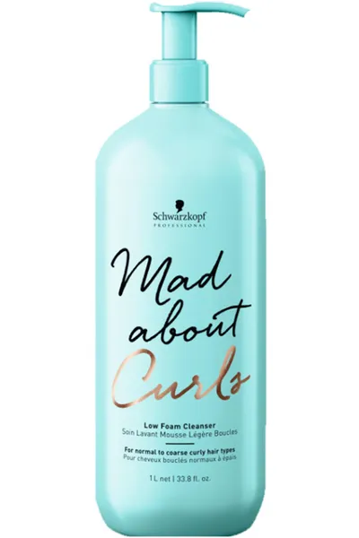 Schwarzkopf Professional Mad About Curls, Low Foam Cleanser (Lekka pianka oczyszczająca do loków)