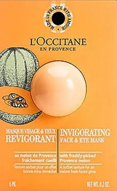 L'Occitane Masque Visage & Yeux Revigorant (Melonowa rewitalizująca maska do twarzy i pod oczy)