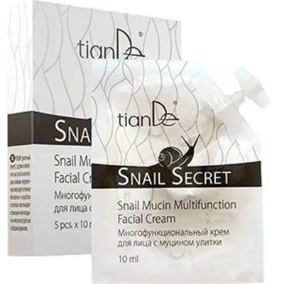 TianDe Snail Secret, SNail Mucin Multifunction Facial Cream (Wielofunkcyjny krem do twarzy z mucyną ślimaka)
