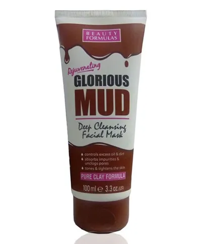 Beauty Formulas Rejuvenating Glorious Mud, Deep Cleansing Facial Mask (Maseczka z glinką)