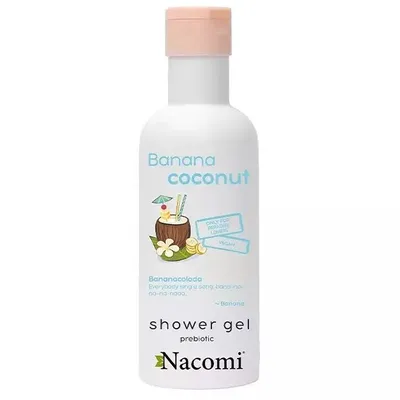 Nacomi Banana Coconut Shower Gel (Żel pod prysznic `Banan i kokos`)