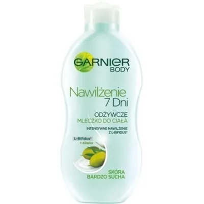 Garnier Nawilżanie 7 Dni, Odżywcze mleczko do ciała z ekstraktem z oliwek