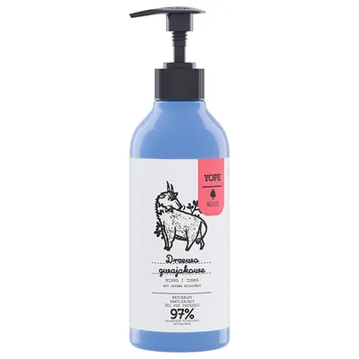 Yope Wood, Naturalny nawilżający żel pod prysznic `Drzewo gwajakowe`