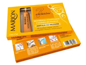 Marion 7 Efektów, Ampułki do włosów z olejkiem arganowym
