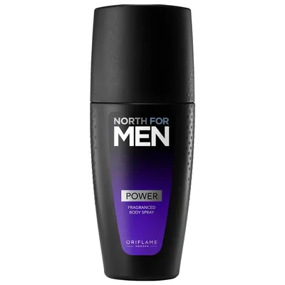 Oriflame North for Men, Power Fragranced Body Spray (Spray do ciała)