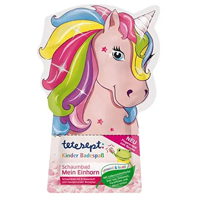 Tetesept Schaumbad Mein Einhorn (Bąbelkowa kapiel dla dzieci z proteinami migdałów)