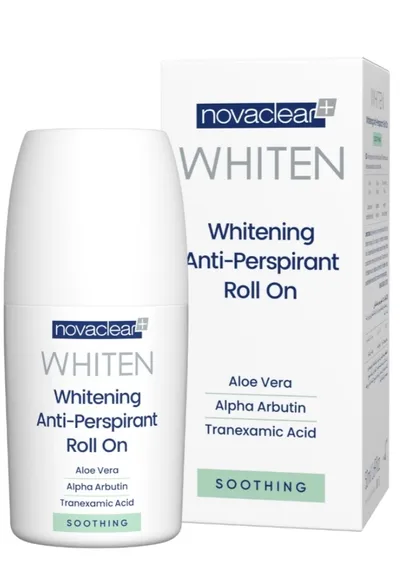 Novaclear Whiten, Soothing Whitening Anti-Perspirant Roll On (Łagodząco - rozjaśniający antyperspirant w kulce)