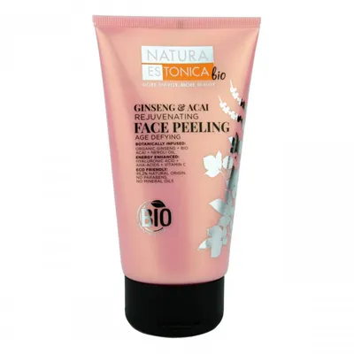 Natura Estonica Bio Ginseng & Acai Rejuvenating Face Peeling (Liftingujący scrub do twarzy `Żeń-szeń i Acai`)