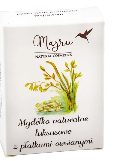 Majru Mydełko naturalne luksusowe z płatkami owsianymi