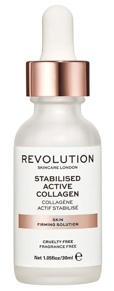 Revolution Skincare Skin Firming Solution Stabilised Active Collagen (Ujędrniająco- stabilizujące serum do twarzy z aktywnym kolagenem)