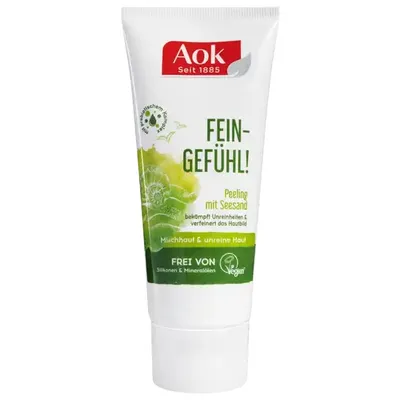 Aok Feingefühl! Peeling mit Seesand (Peeling do twarzy z piaskiem morskim (nowa wersja))