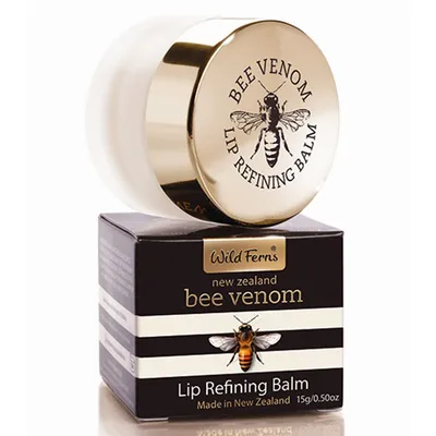 Wild Ferns Bee Venom, Lip Refining Balm (Balsam do ust `Jad pszczół miód`)