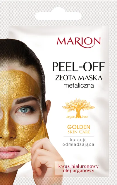 Marion Golden Skin Care, Złota maska peel-off metaliczna
