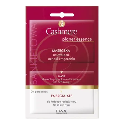 Cashmere Planet Essence, Maseczka usuwająca oznaki zmęczenia z Energią ATP
