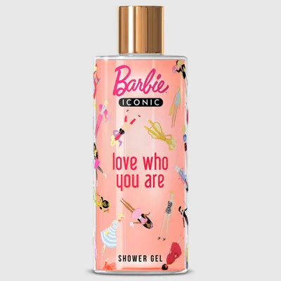 Bi-es Barbie iconic, Love Who You Are Shower Gel (Żel pod prysznic o zapachu pomarańczy i goździków)