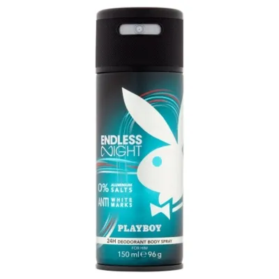 Playboy Endless Night For Him,Deodorant Body Spray 24 H (Dezodorant dla mężczyzn)