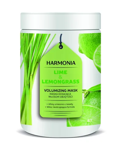 Harmonia Lime & Lemongrass Volumizing Mask (Maska dodająca włosom objętości)