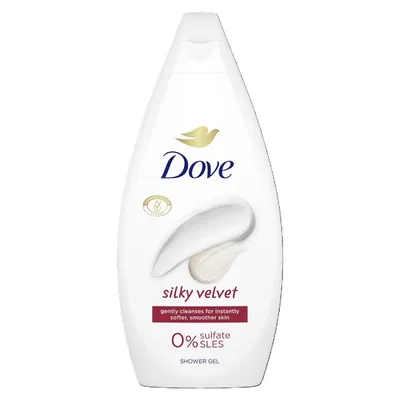 Dove Silky Velvet, Shower Gel (Jedwabisty żel pod prysznic)