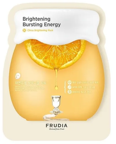 Frudia Brightening Bursting Energy, Citrus Brightening Mask (Rozjaśniająca maska w płacie)