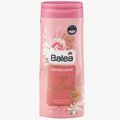 Balea Cremedusche Cold Softness (Kremowy żel pod prysznic `Róża i mandarynka`)