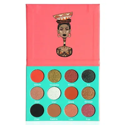 Juvia's Place Saharan Eyeshadow Palette (Paleta 12 cieni do powiek)