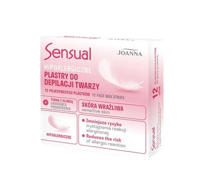 Joanna Sensual, Hipoalergiczne plastry do depilacji twarzy