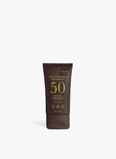 Woods Copenhagen Facial Sunscreen SPF50 (Krem ochronny do twarzy z filtrem SPF 50)
