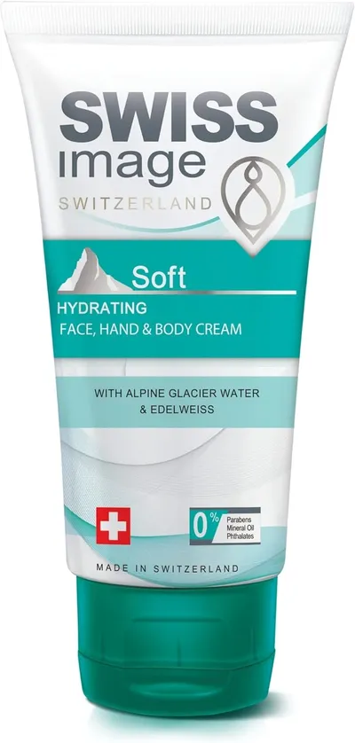 Swiss Image Soft Hydrating Face, Hand & Body Cream (Delikatny nawilżający krem do twarzy, rąk i ciała)