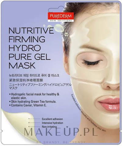 Purederm Nutritive Firming Hydro Pure Gel Mask (Odżywczo-ujędrniająca maseczka hydrożelowa do twarzy)
