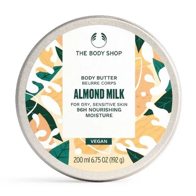 The Body Shop Almond Milk & Honey, Soothing & Restoring Body Butter (Kojące masło do ciała `Mleczko migdałowe i miód`)