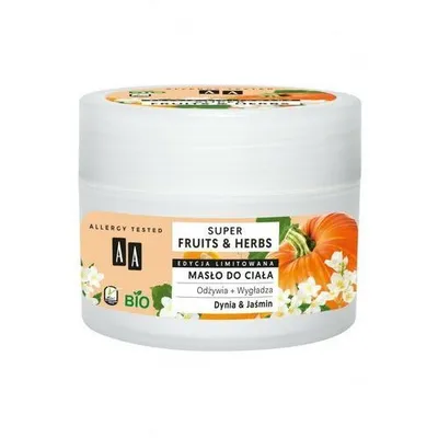 AA Super Fruits & Herbs, Masło do ciała `Dynia & jaśmin`