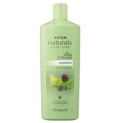 Avon Naturals Herbal, Nourishing Shampoo Nettle & Burdock [Naturals, Hair Care Stay Strong Shampoo Nettle & Burdock] (Szampon odżywczy do włosów słabych i łamliwych `Pokrzywa i łopian`)